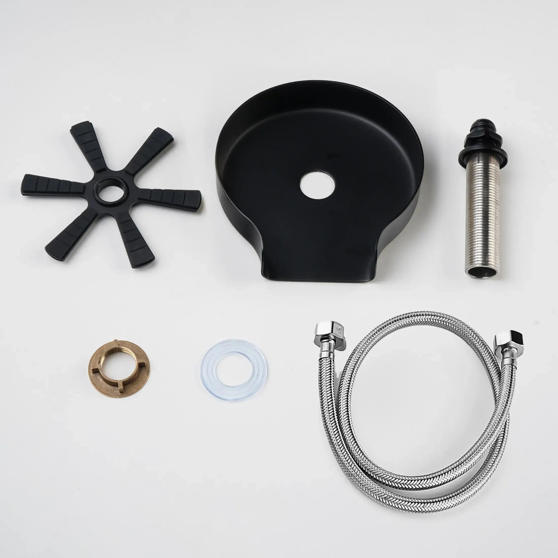 Lefton Touchless Waterfall Kitchen Faucet-KF2209-PRO with Countertop Glass Rinser-KFR2202-Lefton Home