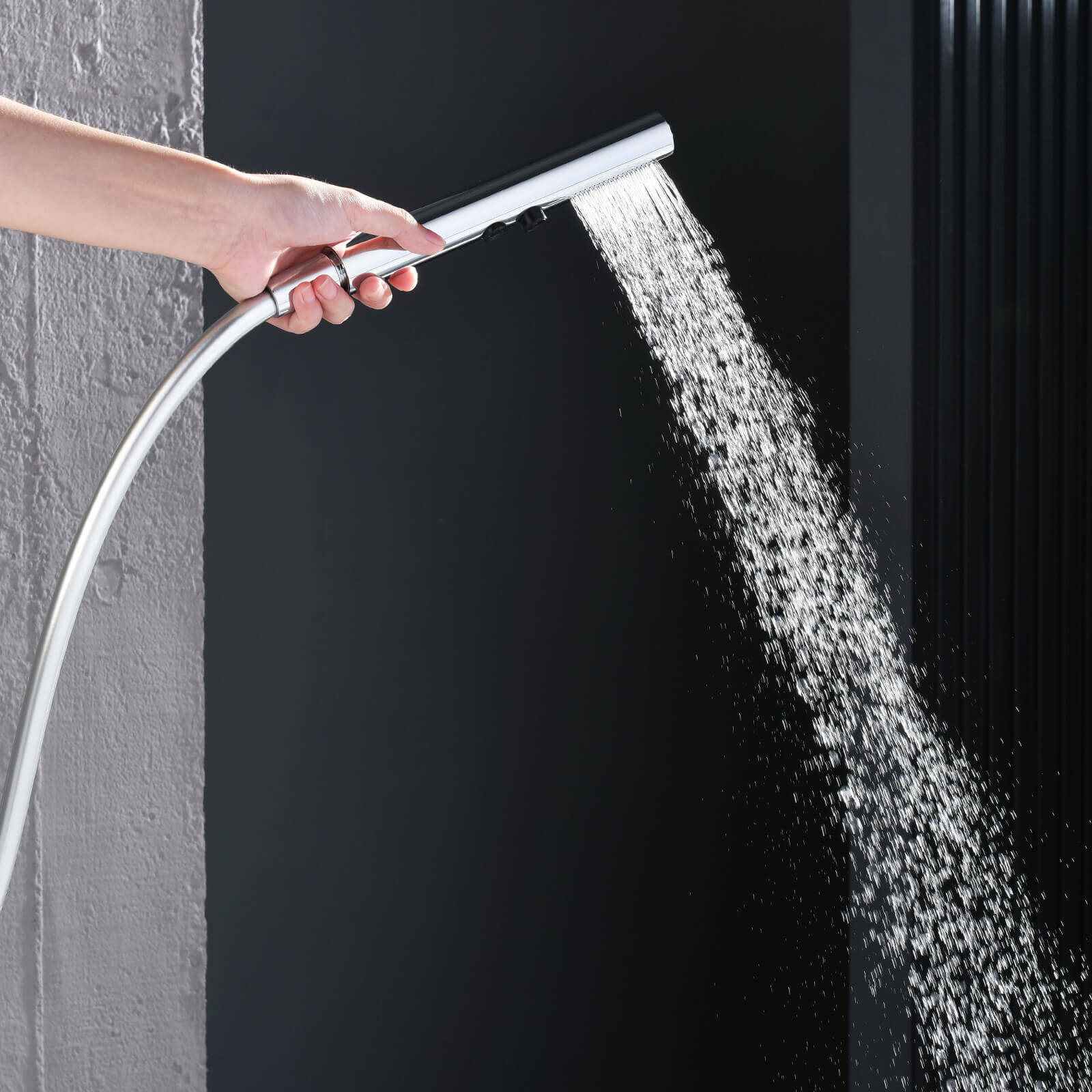 Recertified-Lefton Concealed Rainfall Thermostatic Shower System with Hand Shower-SSWM2501-Shower System-Lefton Home