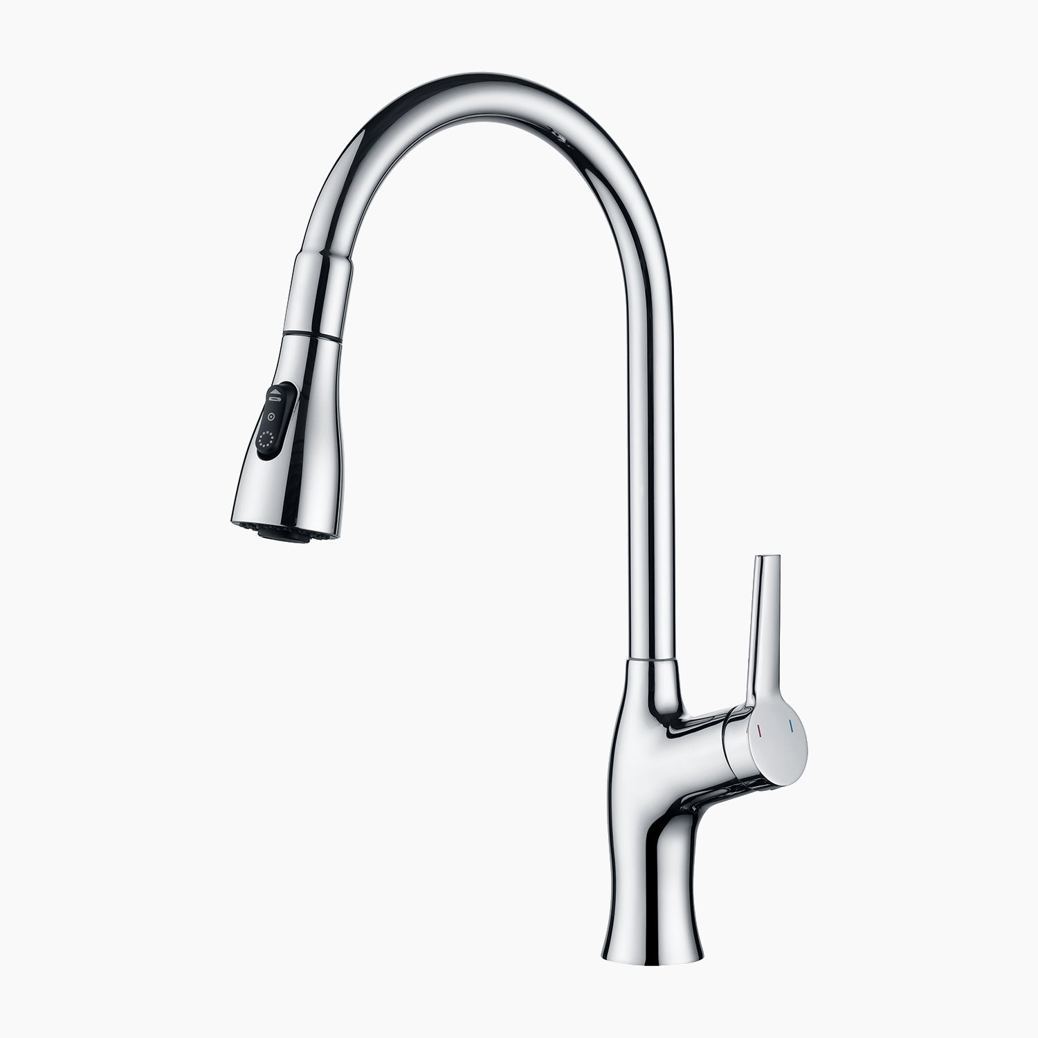 KF2203-1, Lefton Copper Kitchen Pull-Down Faucet with 3 Water Outlet Modes