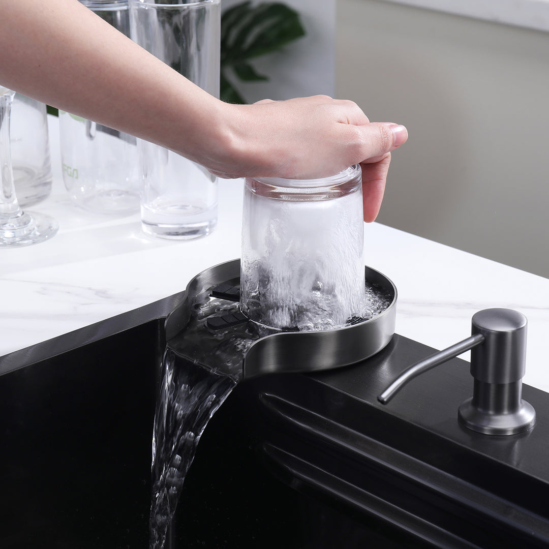 Gas Rinser Lefton Countertop Glass Rinser For Home / Cafe / Bar KFR2202 – Lefton Home