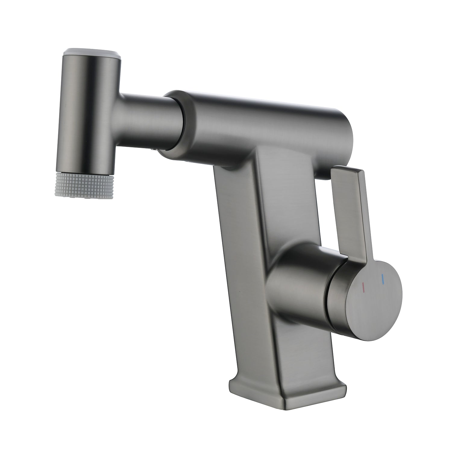 Lefton Pull-Out Faucet with Temperature Display & LED Light - BF2207 -Bathroom Faucets- Lefton Home