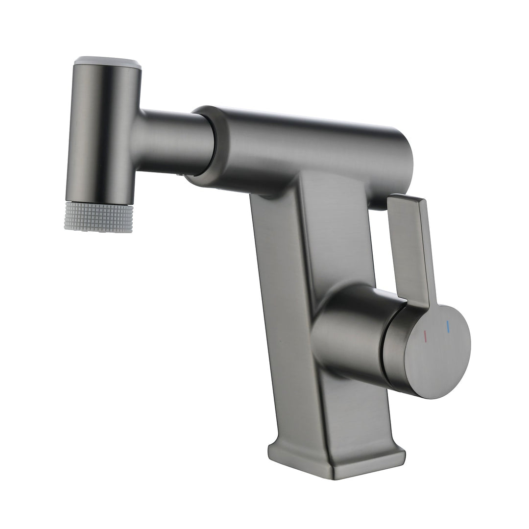 Lefton Smart Modern SingleHole Pullout Bathroom Faucet Lefton Home