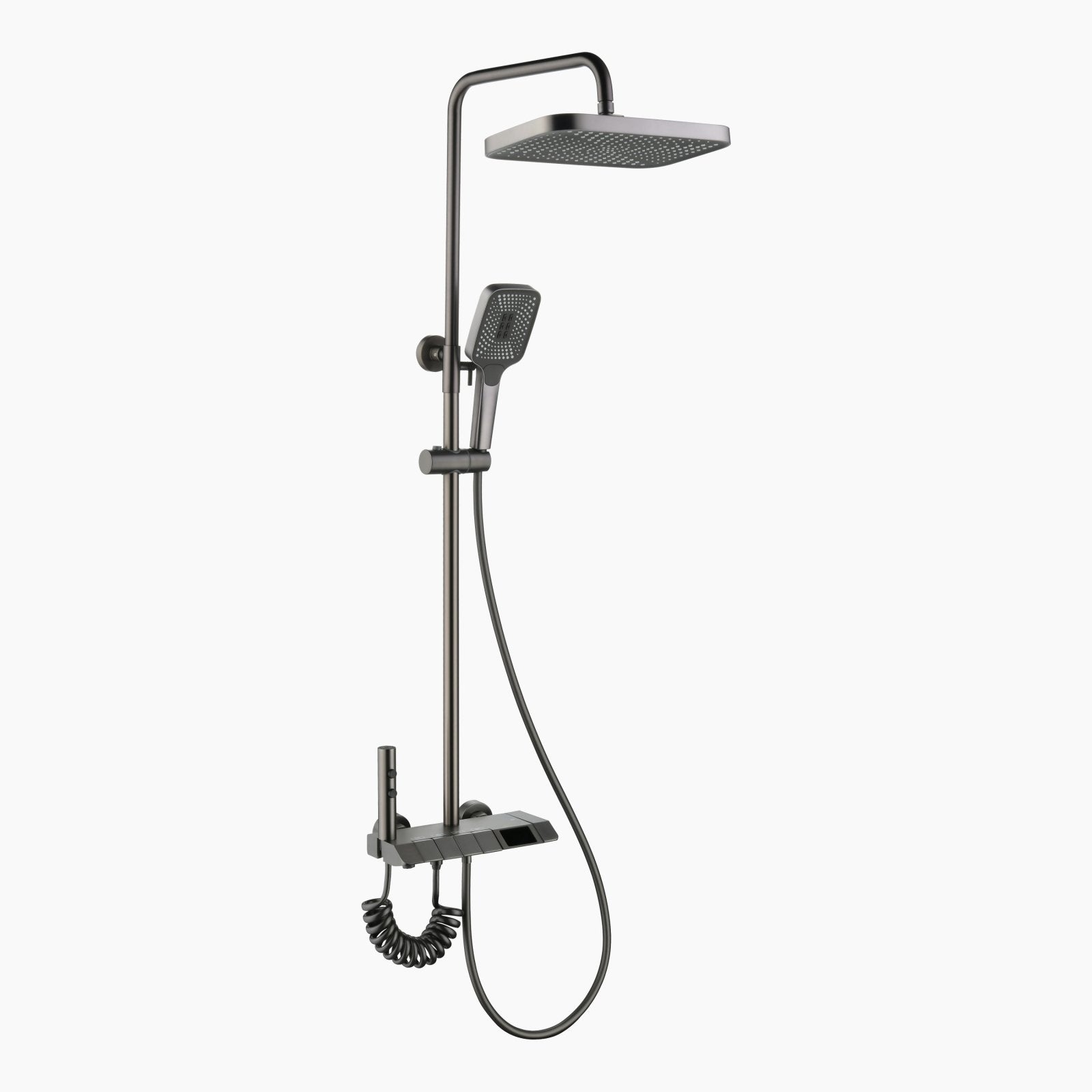 Lefton Thermostatic Shower System with Temperature Display and 4 Water Outlet Modes-SST2202 -Shower Systems- Lefton Home