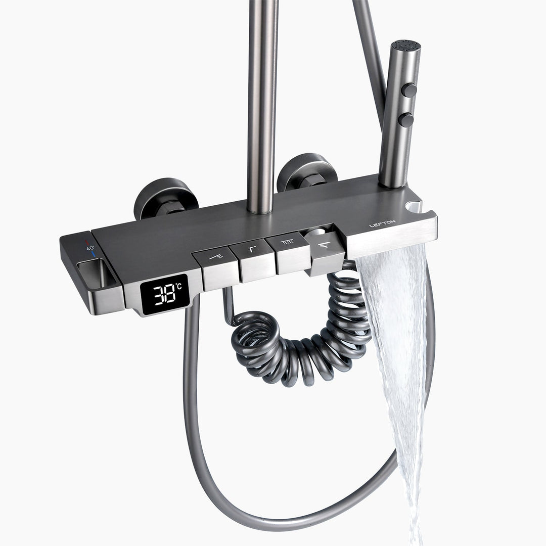 Lefton All-in one Hi-end Thermostatic Shower System – Lefton Home