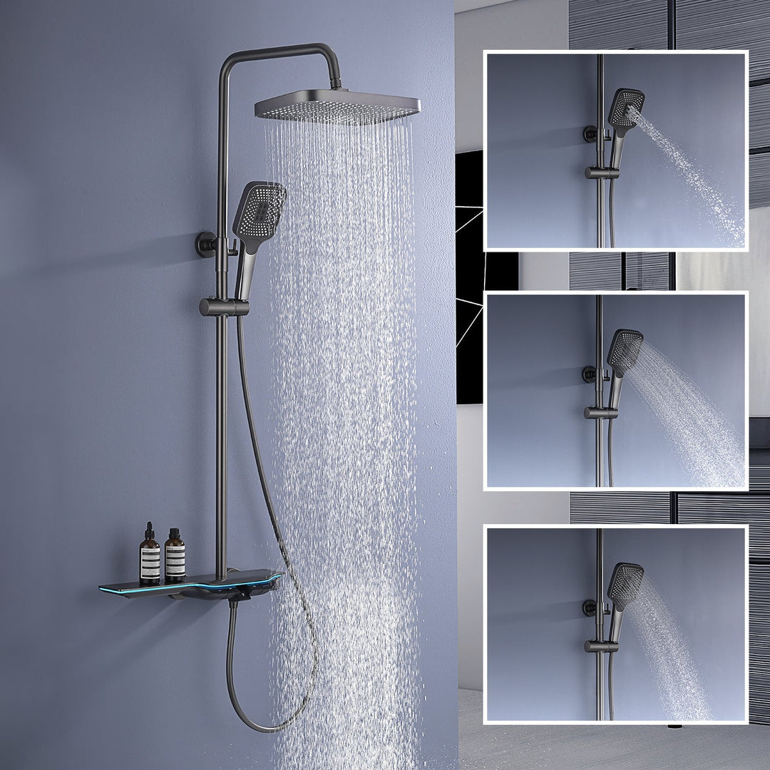 Lefton Thermostatic Shower System with Temperature Display – Lefton Home
