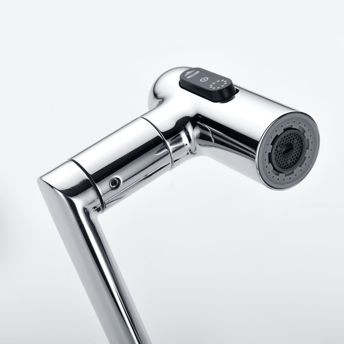 BF2204-1,  Lefton Single-Hole Rotatable Faucet with Temperature Display